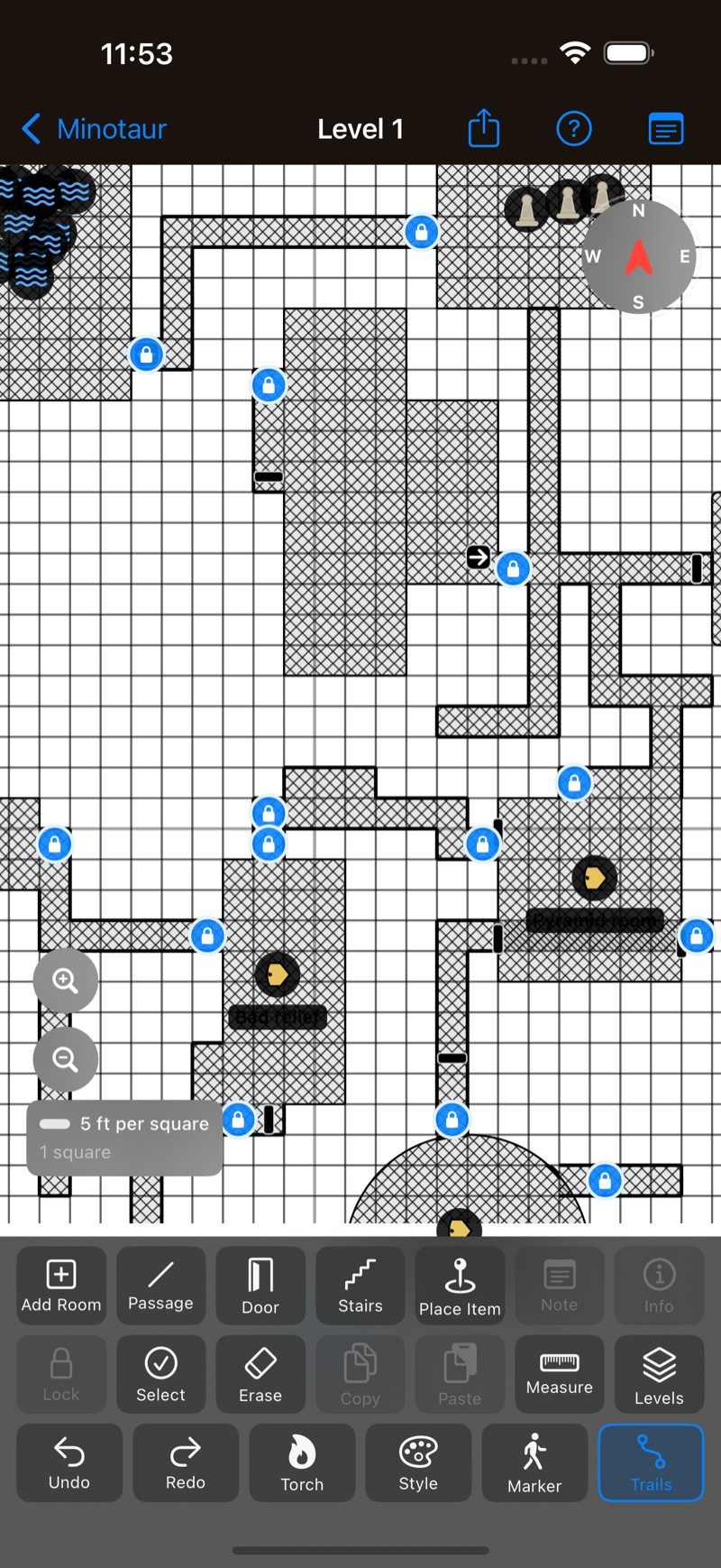 Cross hatch map style with hatched fills on white